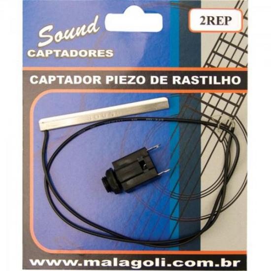 Captador Piezo de Rastilho 2REP SOUND por 0,00 à vista no boleto/pix ou parcele em até 1x sem juros. Compre na loja Mundomax!