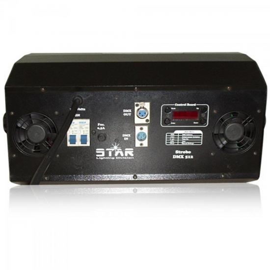 Strobo DMX512 3000W STAR por 0,00 à vista no boleto/pix ou parcele em até 1x sem juros. Compre na loja Mundomax!