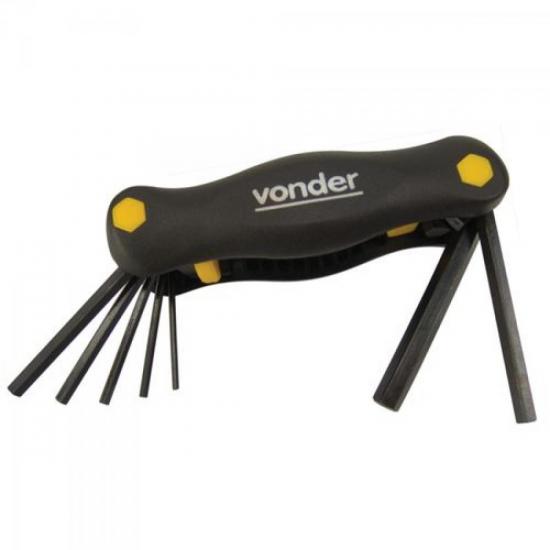 Kit Chaves Allen 7 Peças 2,0 a 8,0mm VONDER por 0,00 à vista no boleto/pix ou parcele em até 1x sem juros. Compre na loja Mundomax!