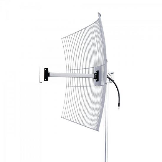 Antena Parabólica Para Internet 25dBi MM-2425 AQUÁRIO por 0,00 à vista no boleto/pix ou parcele em até 1x sem juros. Compre na loja Mundomax!