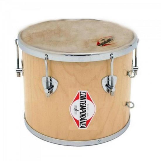 Repique 10\" Madeira/Nylon CONTEMPORÂNEA por 0,00 à vista no boleto/pix ou parcele em até 1x sem juros. Compre na loja Mundomax!