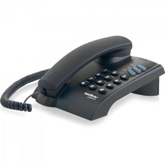 Telefone com Fio Pleno sem Chave Grafite INTELBRAS por 0,00 à vista no boleto/pix ou parcele em até 1x sem juros. Compre na loja Mundomax!