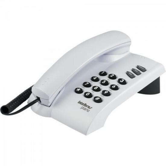 Telefone com Fio Pleno sem Chave Cinza Ártico INTELBRAS por 0,00 à vista no boleto/pix ou parcele em até 1x sem juros. Compre na loja Mundomax!