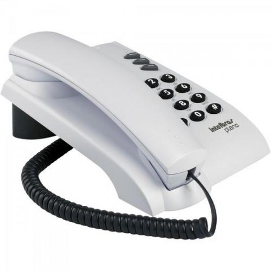 Telefone com Fio Pleno sem Chave Cinza Ártico INTELBRAS por 0,00 à vista no boleto/pix ou parcele em até 1x sem juros. Compre na loja Mundomax!