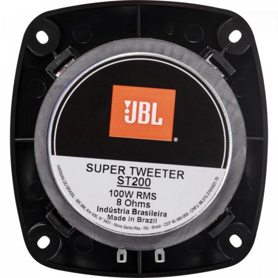 Super Tweeter ST200 100W RMS 8 Ohms JBL por 105,99 à vista no boleto/pix ou parcele em até 4x sem juros. Compre na loja Mundomax!