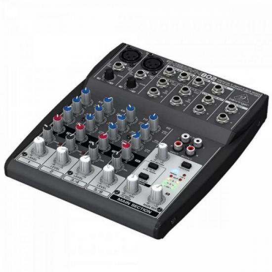 Mesa de Som 8 Canais Xenyx 802 BEHRINGER - Mundomax