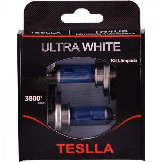 Lâmpada Halógena para Faróis 55W H4 Branca TESLLA por 0,00 à vista no boleto/pix ou parcele em até 1x sem juros. Compre na loja Mundomax!