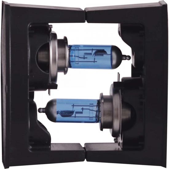 Lâmpada Halógena para Faróis 55W H4 Branca TESLLA por 0,00 à vista no boleto/pix ou parcele em até 1x sem juros. Compre na loja Mundomax!