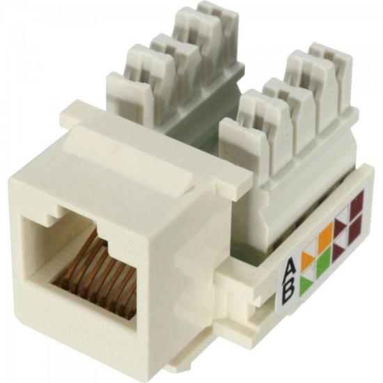 Tomada Keystone RJ45/CAT5E MULTITOC por 0,00 à vista no boleto/pix ou parcele em até 1x sem juros. Compre na loja Mundomax!