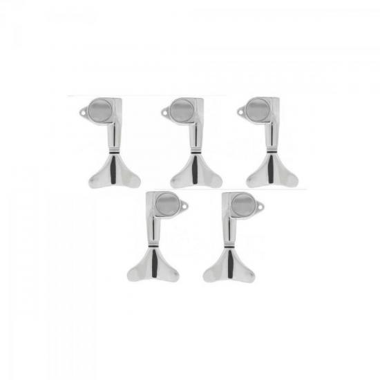 Tarraxa para Contra Baixo de 5 Cordas JB1500CR5 Cromada CUSTOM GUITAR por 0,00 à vista no boleto/pix ou parcele em até 1x sem juros. Compre na loja Mundomax!