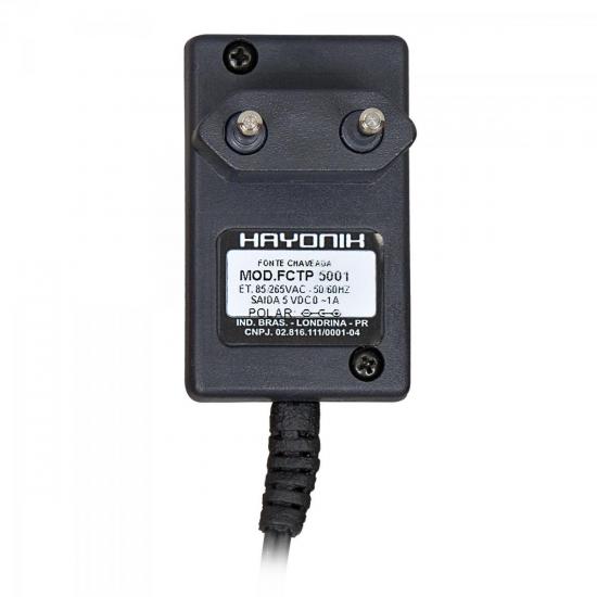 Fonte FCTP-6001 6Vdc 1A Chaveada HAYONIK por 0,00 à vista no boleto/pix ou parcele em até 1x sem juros. Compre na loja Mundomax!