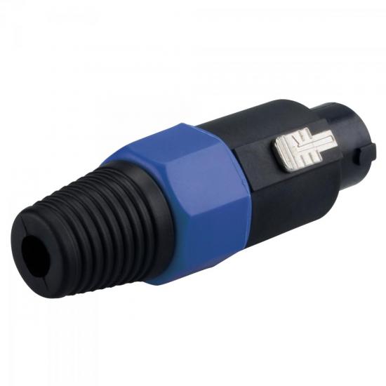 Conector Speakon Macho SPKN8-115 8 Polos Azul HYX por 0,00 à vista no boleto/pix ou parcele em até 1x sem juros. Compre na loja Mundomax!