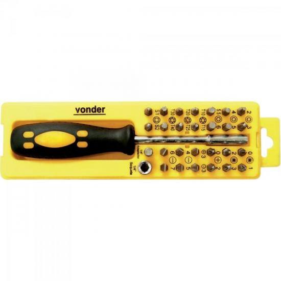 Jogo de 26 Ponteiras + Acoplador VONDER por 0,00 à vista no boleto/pix ou parcele em até 1x sem juros. Compre na loja Mundomax!