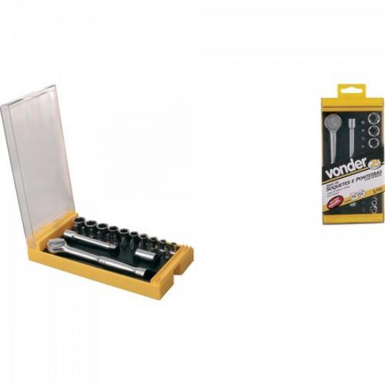 Jogo de Soquetes e Ponteiras 25 Peças VONDER por 0,00 à vista no boleto/pix ou parcele em até 1x sem juros. Compre na loja Mundomax!