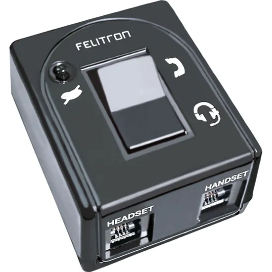 Adaptador Amplificador Para Headset Switch Box Preto Felitron por 0,00 à vista no boleto/pix ou parcele em até 1x sem juros. Compre na loja Mundomax!
