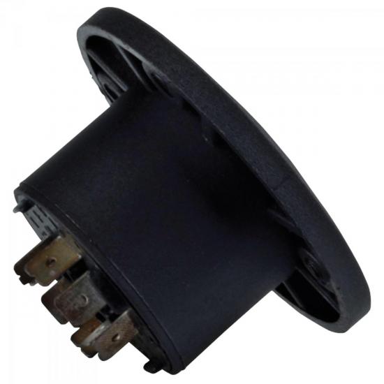 Conector Speakon Fêmea Painel SPKN8-110 Preto HYX por 11,99 à vista no boleto/pix ou parcele em até 1x sem juros. Compre na loja Mundomax!