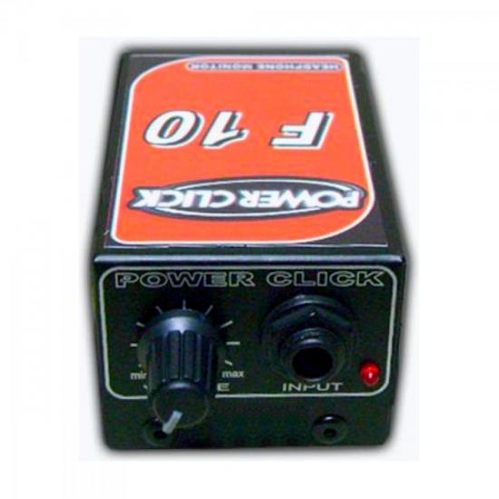 Amplificador Para Fone de Ouvido F10 P10 Mono POWER CLICK por 0,00 à vista no boleto/pix ou parcele em até 1x sem juros. Compre na loja Mundomax!