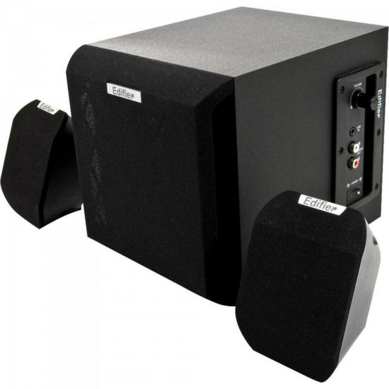 Caixa Multimídia 2.1 com Subwoofer 15W RMS X100B Preto EDIFIER por 0,00 à vista no boleto/pix ou parcele em até 1x sem juros. Compre na loja Mundomax!