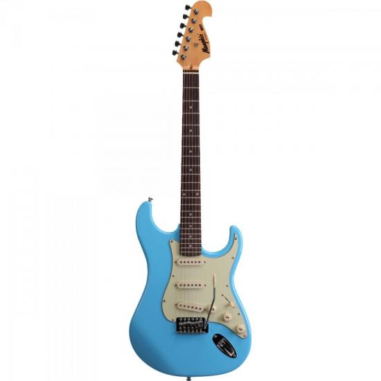 Guitarra TAGIMA Strato 3S MG32 Azul Vintage Daphne Blue MEMPHIS por 0,00 à vista no boleto/pix ou parcele em até 1x sem juros. Compre na loja Mundomax!