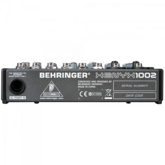 Mesa de Som 10 Canais Xenyx 1002 BEHRINGER por 0,00 à vista no boleto/pix ou parcele em até 1x sem juros. Compre na loja Mundomax!