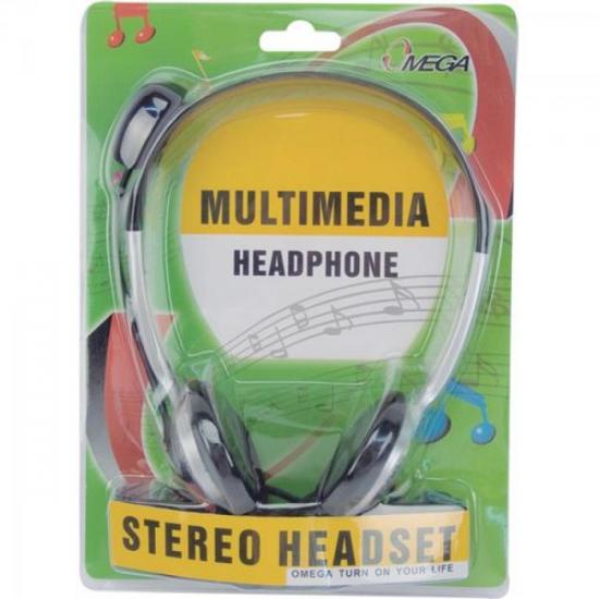 Headset Voicer Light 662040BS Preto/Prata OMEGA por 0,00 à vista no boleto/pix ou parcele em até 1x sem juros. Compre na loja Mundomax!