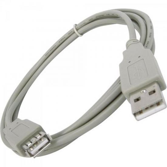 Cabo Extensor USB 2.0 A Macho x A Fêmea 1,8 Metros SK-0694 SECCON por 0,00 à vista no boleto/pix ou parcele em até 1x sem juros. Compre na loja Mundomax!
