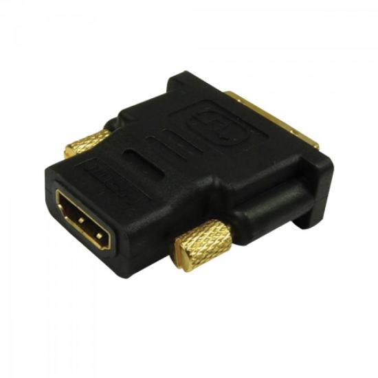 Adaptador DVI Macho para HDMI Fêmea Genérico por 10,00 à vista no boleto/pix ou parcele em até 1x sem juros. Compre na loja Mundomax!