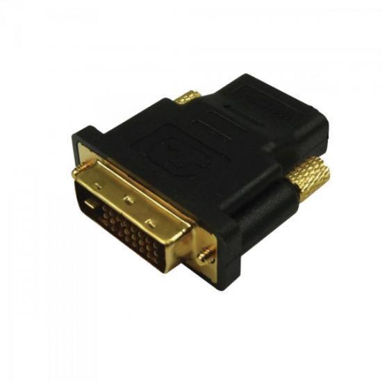 Adaptador DVI Macho para HDMI Fêmea Genérico por 10,00 à vista no boleto/pix ou parcele em até 1x sem juros. Compre na loja Mundomax!
