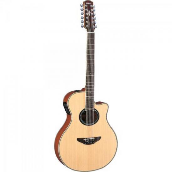 Violão YAMAHA Elétrico Aço Natural APX700-12C por 0,00 à vista no boleto/pix ou parcele em até 1x sem juros. Compre na loja Mundomax!