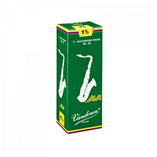 Palheta Para Saxofone Tenor Java 1½ VANDOREN (caixa com 5 uni.) (29171)