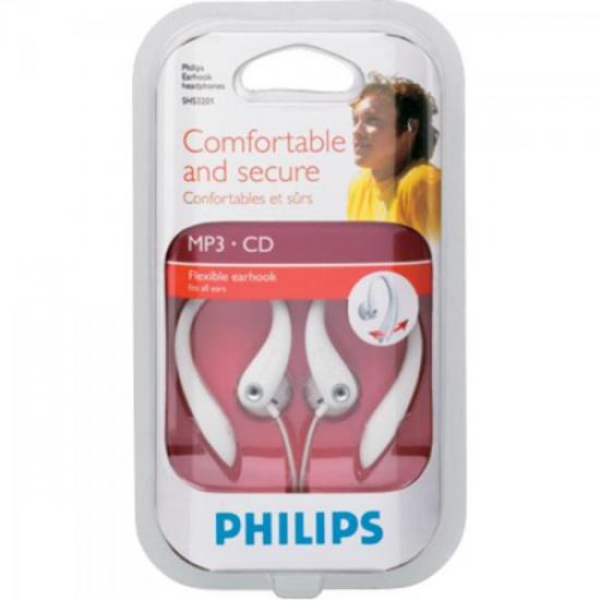 Fone de Ouvido Estéreo Esportivo com Gancho para orelha SHS3201/10 por 0,00 à vista no boleto/pix ou parcele em até 1x sem juros. Compre na loja Mundomax!