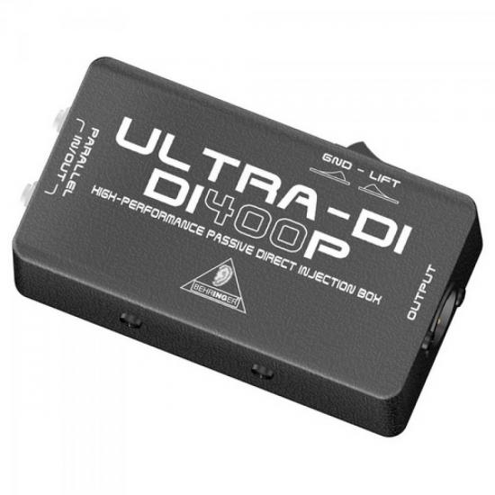 Direct Box Passivo Para Guitarra e Contrabaixo DI400P BEHRINGER por 419,00 à vista no boleto/pix ou parcele em até 10x sem juros. Compre na loja Mundomax!