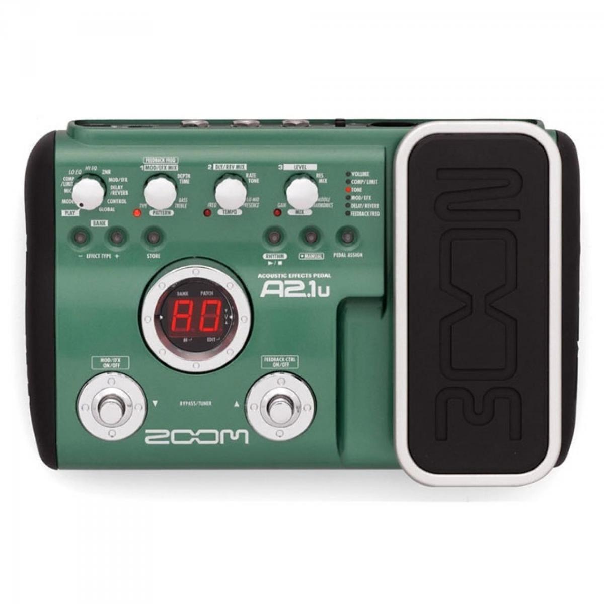 Pedaleira A2. 1U EXPRESSION ZOOM - Mundomax