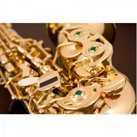 Saxofone Soprano Curvo Bb SP508 Laqueado EAGLE por 6.099,99 à vista no boleto/pix ou parcele em até 12x sem juros. Compre na loja Mundomax!