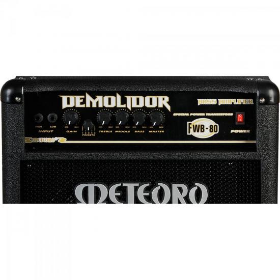Cubo Para Contrabaixo 80W DEMOLIDOR FWB80 METEORO por 0,00 à vista no boleto/pix ou parcele em até 1x sem juros. Compre na loja Mundomax!