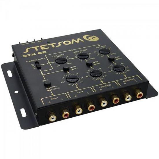 Crossover Eletrônico STX62 STETSOM por 0,00 à vista no boleto/pix ou parcele em até 1x sem juros. Compre na loja Mundomax!