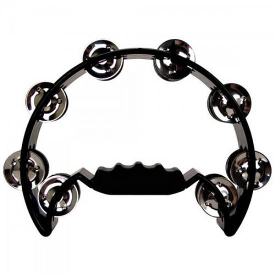 Pandeiro IZZO Meia Lua Preto por 42,90 à vista no boleto/pix ou parcele em até 1x sem juros. Compre na loja Mundomax!