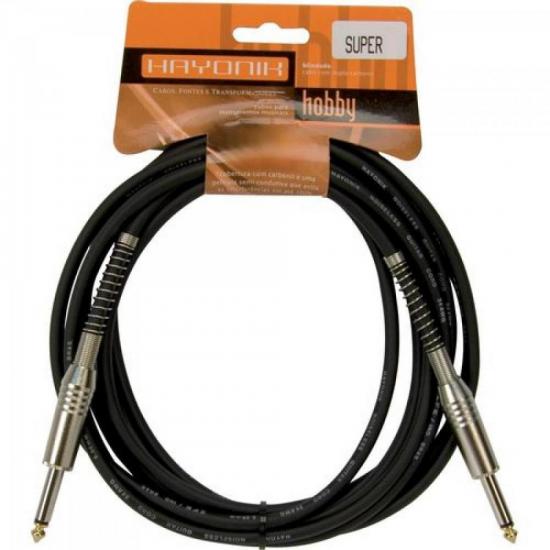 Cabo de Guitarra Hobby Super 5 Metros HAYONIK por 0,00 à vista no boleto/pix ou parcele em até 1x sem juros. Compre na loja Mundomax!