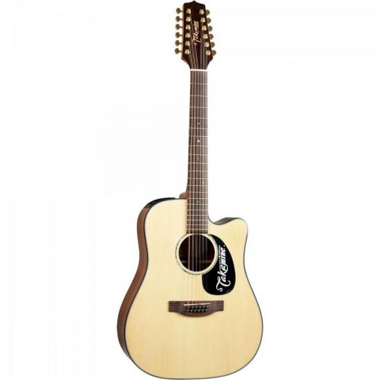 Violão TAKAMINE Aço 12 Cordas EG345C Natural por 0,00 à vista no boleto/pix ou parcele em até 1x sem juros. Compre na loja Mundomax!