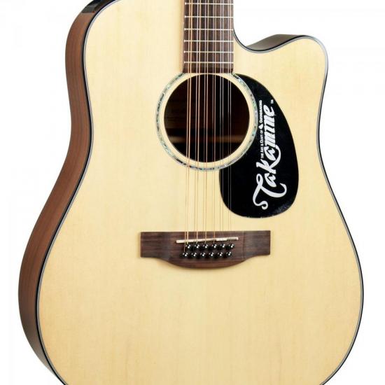 Violão TAKAMINE Aço 12 Cordas EG345C Natural por 0,00 à vista no boleto/pix ou parcele em até 1x sem juros. Compre na loja Mundomax!