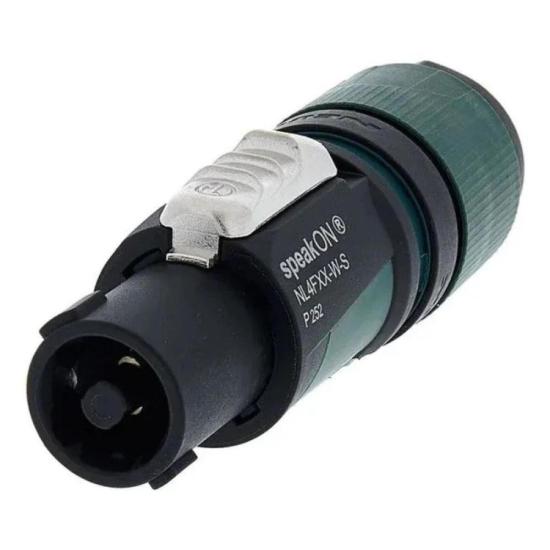 Conector Speakon 4 Polos NL4FX NEUTRIK por 79,00 à vista no boleto/pix ou parcele em até 3x sem juros. Compre na loja Mundomax!