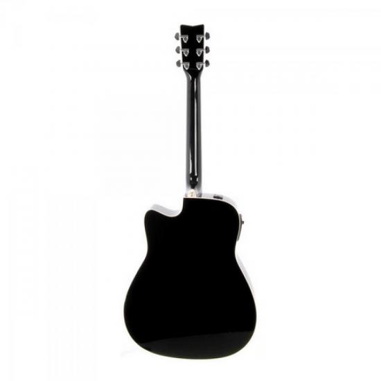 Violão YAMAHA Elétrico Folk FX370C Preto por 0,00 à vista no boleto/pix ou parcele em até 1x sem juros. Compre na loja Mundomax!