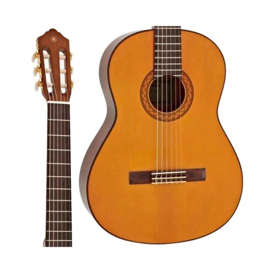 Violão Yamaha C80II Acústico Nylon Natural por 1.444,00 à vista no boleto/pix ou parcele em até 12x sem juros. Compre na loja Mundomax!