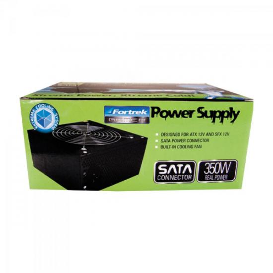 Fonte Gamer ATX350W Reais 20+4P FORTREK por 0,00 à vista no boleto/pix ou parcele em até 1x sem juros. Compre na loja Mundomax!