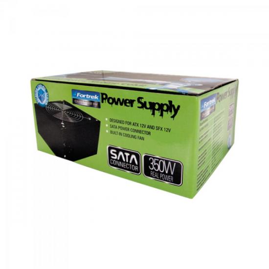 Fonte Gamer ATX350W Reais 20+4P FORTREK por 0,00 à vista no boleto/pix ou parcele em até 1x sem juros. Compre na loja Mundomax!