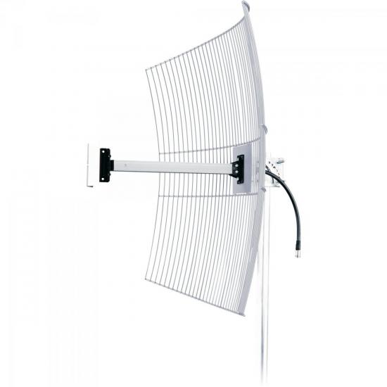 Antena Parabólica Para Internet 25dBi MM-2425F10 AQUÁRIO por 0,00 à vista no boleto/pix ou parcele em até 1x sem juros. Compre na loja Mundomax!