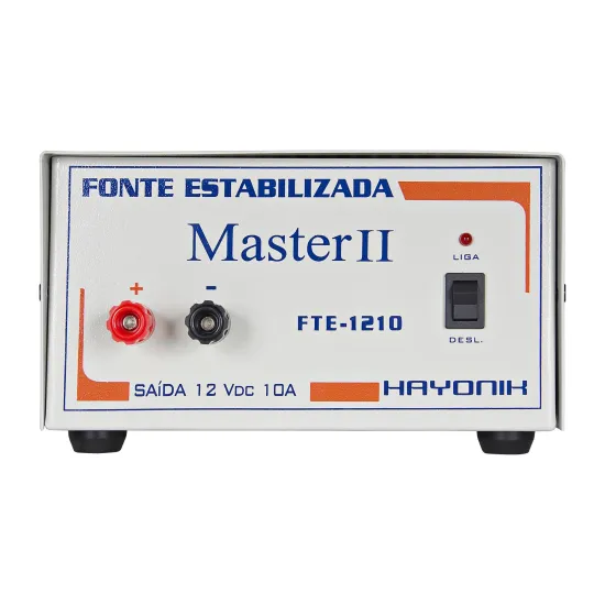 Fonte FTE1205 MASTER 12VDC 5A Estabilizada Bornes HAYONIK (32121)