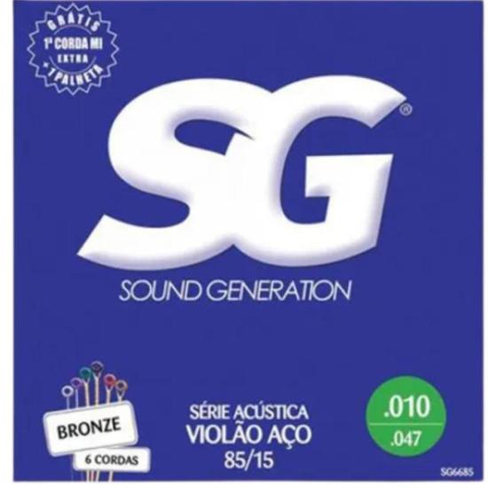 Corda Para Violão Bronze Ré 4 SG por 6,00 à vista no boleto/pix ou parcele em até 1x sem juros. Compre na loja Mundomax!