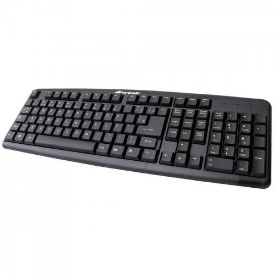 Teclado Standard PS2 ABNT2 SK-101BK Preto FORTREK por 32,90 à vista no boleto/pix ou parcele em até 1x sem juros. Compre na loja Mundomax!