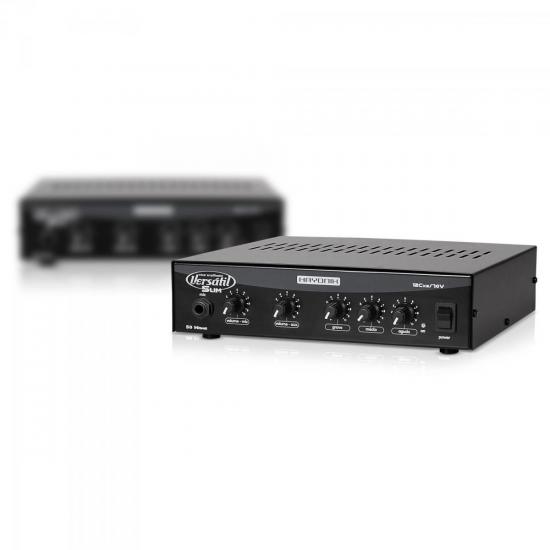 Amplificador 50W VERSATIL SLIM MONO 12V Preto HAYONIK por 0,00 à vista no boleto/pix ou parcele em até 1x sem juros. Compre na loja Mundomax!